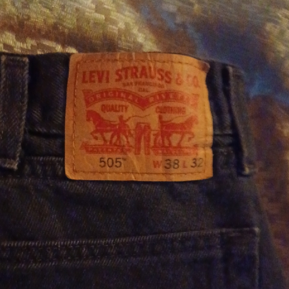 Levi's Men's Dark Blue Straight Jeans